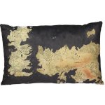 SD Toys Game of Thrones Westeros Map Cushion Polštář černý 35x50x8 – Zboží Mobilmania