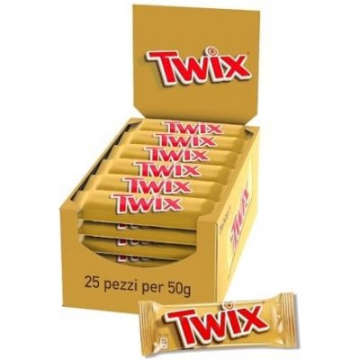 Mars Twix tyčinky 25 x 50 g – Zboží Dáma