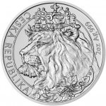 Česká mincovna Stříbrná dvouuncová mince Český lev 2021 stand 62,2 g