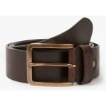 Wrangler kožený opasek W0F1U1X85 STRUCTURED belt BROWN – Sleviste.cz