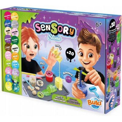 Senzorické slizy sada různých slizů a jejich výroba – Zboží Mobilmania