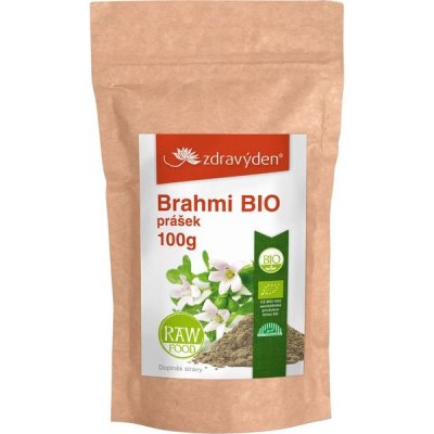 Zdravý den Brahmi BIO prášek 100 g – Zboží Mobilmania