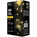 Emos ZY1702T 80 LED řetěz 8m teplá bílá časovač – Hledejceny.cz