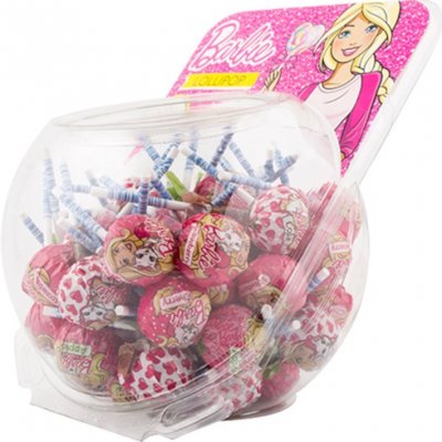 Barbie lollipop + bubble gum 50 ks – Zboží Mobilmania