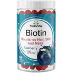 Swanson Biotin Borůvka 60 ks gummies – Hledejceny.cz