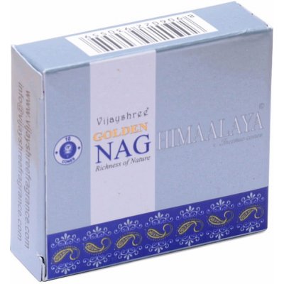 Vijayshree Vonné kužely Golden Nag Himaalaya 10 ks – Zbozi.Blesk.cz