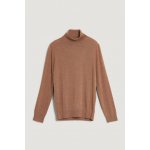 Gant Extrafine Merino Wool Turtleneck Dk. Sand Melange – Zbozi.Blesk.cz