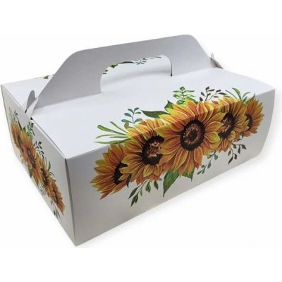 Svatební krabička výslužková Yellow 26x18x9,5 cm – Zboží Dáma