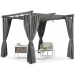 Garden Point La Palma se závěsy 3 x 3 m šedá GAP543 – Zbozi.Blesk.cz