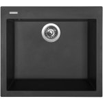 Granitový dřez Sinks Cube 560 NANO, Nanoblack – Sleviste.cz