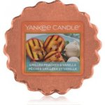 Yankee Candle vonný vosk do aroma lampy Grilled Peaches & Vanilla Grilované broskve a Vanilka 22 g – Zbozi.Blesk.cz
