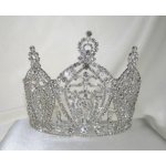 Bijoux trend korunka do vlasů 5806-0018 - S00 krystal stříbrná galvanizace – Zboží Mobilmania