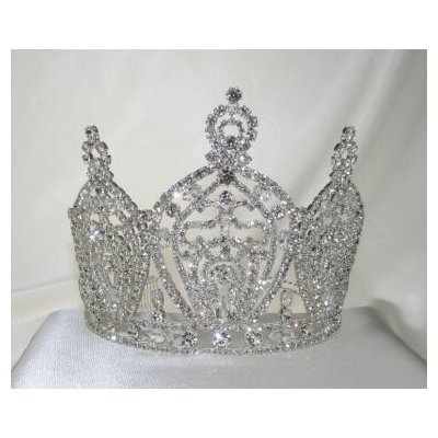 Bijoux trend korunka do vlasů 5806-0018 - S00 krystal stříbrná galvanizace – Zboží Mobilmania