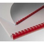 Eurosupplies vázací hřbet plastový A4 16 mm červený 100 ks – Zboží Živě