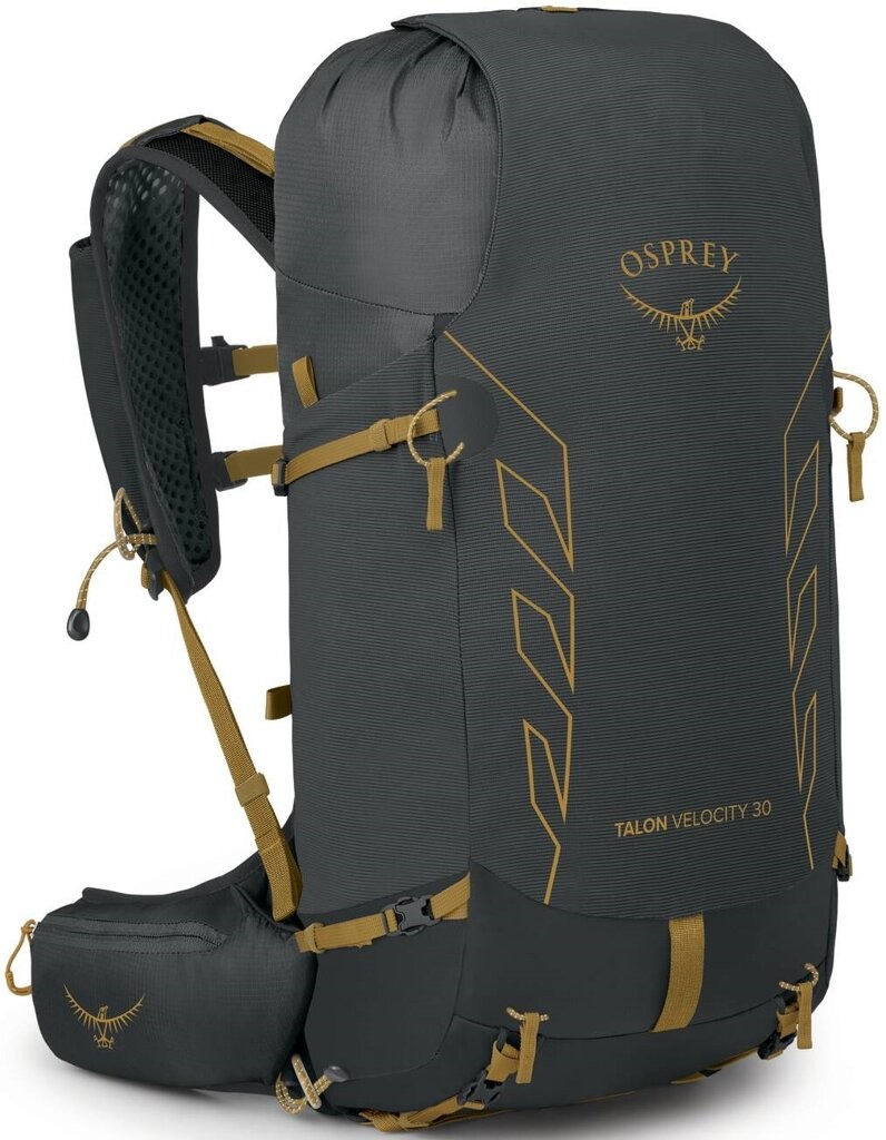 Osprey Talon Velocity 30l dark charcoal tumbleweed yellw