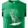 Dětské tričko dětské tričko Vlk, zelená