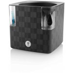 Plastkon Samozavlažovací květináč Cobble 14x14x14 cm antracitový – Zboží Dáma