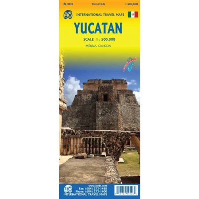 Yucatan Peninsula 1:500 000 – Sleviste.cz