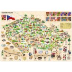 POPULAR Mapa České republiky 160 dílků – Zboží Dáma
