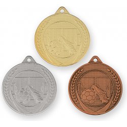 Medaile fotbalová 50 mm zlatá