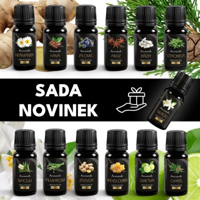 Aromaholik Sada Novinek esenciálních olejů 13 x 10 ml – Hledejceny.cz
