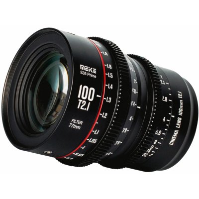 Meike Prime 100mm T2.1 Cine Lens for Super 35 Frame Cinema Camera System PL Mount