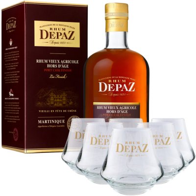 Depaz Port Cask Finish 45% 0,7 l (karton)