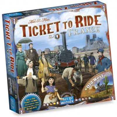 Days of wonder Ticket to Ride Map Collection 6 France & Old West – Zboží Živě