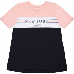 Winkiki Kids Wear Dívčí triko Winkiki New York růžová