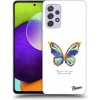 Pouzdro a kryt na mobilní telefon Samsung Picasee silikonové Samsung Galaxy A52 5G Diamanty White čiré