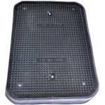 Hermelock Manhole Cover 9060 95 mm 600 x 900 mm B125 HE 9060 – Zboží Mobilmania