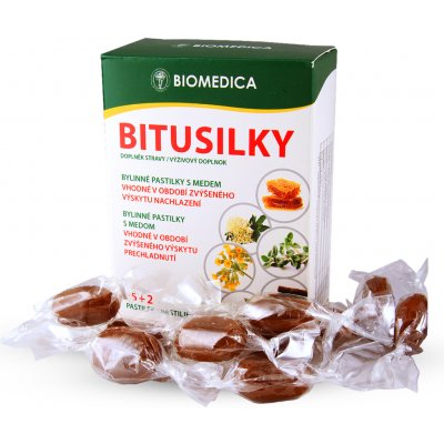 Biomedica Bitusilky pastileky s medem a vit. C 15 ks – Hledejceny.cz