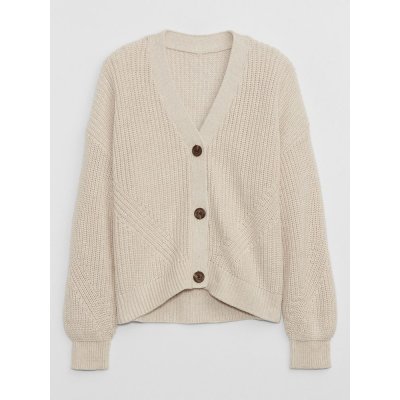 GAP 724354-02 dětský kardigan na zapínání béžová – Hledejceny.cz