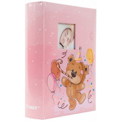 FANDY Fotoalbum 10x15 300 foto 2-up dětské Amuse 2 růžové – Zboží Živě