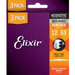 Elixir Nanoweb 80/20 Bronze Light 3-Pack – Zbozi.Blesk.cz