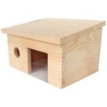 Truhlářství Zimný Domek pro křečka šikmá střecha ZV 122 19 x 11 x 13,5 cm – Sleviste.cz