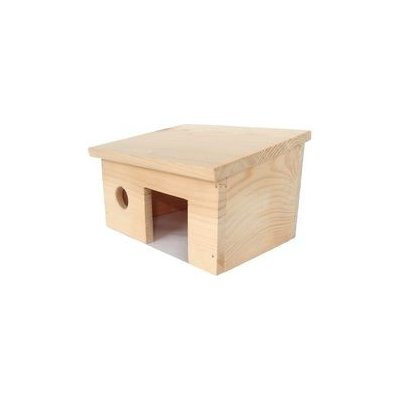 Truhlářství Zimný Domek pro křečka šikmá střecha ZV 122 19 x 11 x 13,5 cm – Sleviste.cz