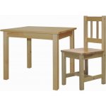 IDEA 8856 stůl dřevěný lak masiv borovice – Zboží Mobilmania