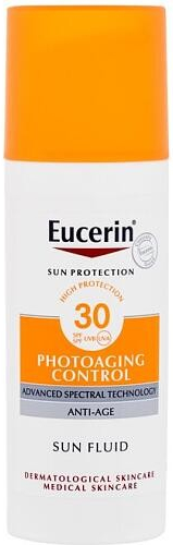 Eucerin Sun Protection Photoaging Control Sun Fluid SPF30 opalovací emulze na obličej proti vráskám 50 ml