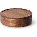 Continenta Dóza kulatá z dubového dřeva nízká 19 x 19x6 – Zboží Dáma