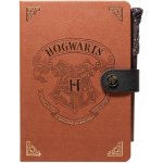 CurePink Poznámkový blok s propiskou Harry Potter: Erb Bradavic A5 14,8 X 21 cm CBA5001 – Zboží Dáma