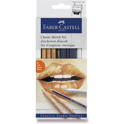 Faber-Castell Umělecká sada Goldfaber Classic Sketch sada 6 kusů 114004 – Hledejceny.cz