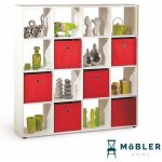 Halmar Regál CABOTO 16 bílý – Zboží Dáma