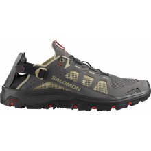 Salomon Techamphibian 5 471149 pánské síťované sandály i do vody pewter moth fiery red