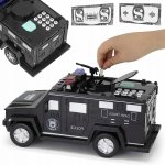 Trezor Pokladnička Auto na mince Bankovky na PIN kód – Zbozi.Blesk.cz