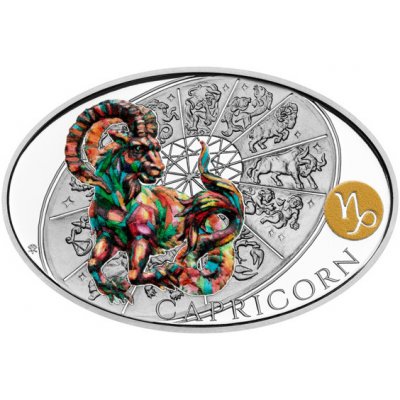 Česká mincovna Stříbrná medaile Znamení zvěrokruhu - Kozoroh proof 1 oz – Hledejceny.cz