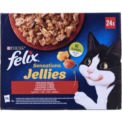 Felix SENSATIONS lahodný výběr se zeleninou v želé 96 x 85 g