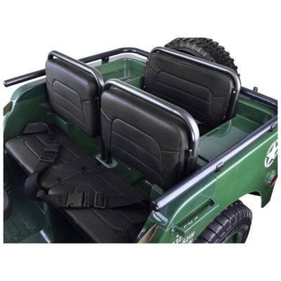 Mamido elektrické autíčko Jeep Willys 4x4 třímístné zelená – Zboží Mobilmania