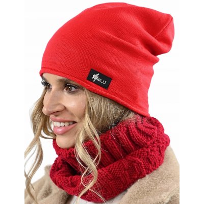 Fashionweek dámská čepice beanie šmoulinka Al-PN2 Korál – Hledejceny.cz