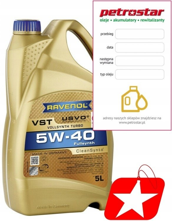 Ravenol VST 5W-40 5 l